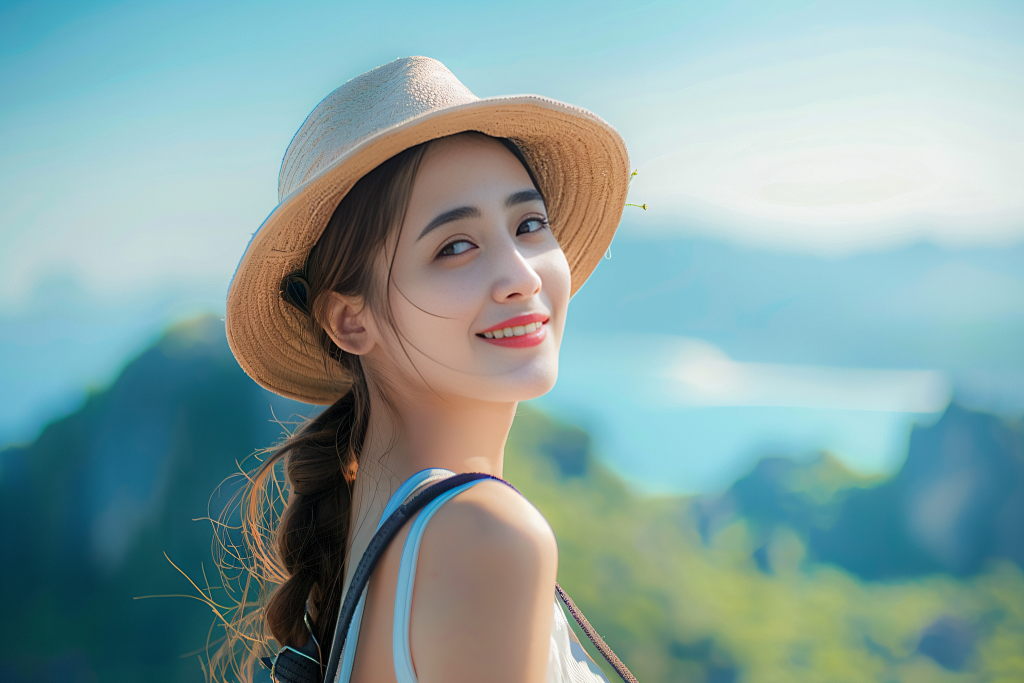 这种微笑不带讨好，只是内心和善的表露